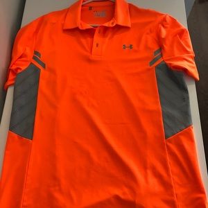 Under Armour Bright Orange Polo